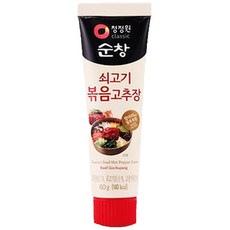 청정원 순창 쇠고기 볶음고추장, 60g, 1개