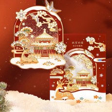 故宮的雪 流沙款 金屬冰箱貼, 如圖所示