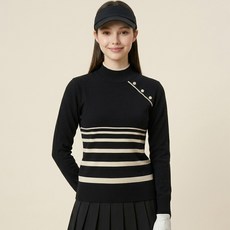 티앤드골프 숄더버튼 여성골프니트 골프티셔츠 골프웨어