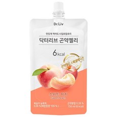 Dr.Liv 蒟蒻果凍飲 水蜜桃口味, 150g, 10包