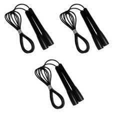 NARIA 跳繩3入, 黑色, 1組