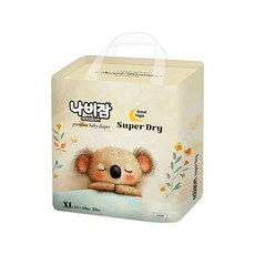 나비잠 기저귀 슈퍼드라이 오버나이트 팬티 1팩, 22매, 특대형(XL)