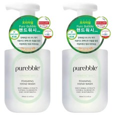 퓨어블 프리미엄 포밍 핸드워시 청량한 그린 편백향 본품 2개 300ml