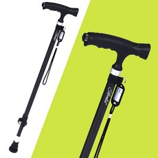 모두의브랜드 실버리스트 220g 프리미엄 3K 리얼카본 지팡이 노인 어르신 의료용 접이식 네발 할머니지팡이, 카본블랙, 1개