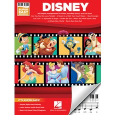 (영문도서)Disney - Super Easy Songbook - Disney Piano Music Book with Accessible Arrangeme... Paperback, Hal Leonard Publishing Corp..., English, 9781495077401