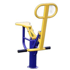 야외 공원 동네 피트니스 기구 노인 경로 승마 운동기, 상세페이지 참고, 1인용 사이클링 머신 114튜브(확장 나사)