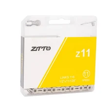 ZTTO 11 속도 자전거 체인 링크 골든 오일 슬릭 중공 경량 내구성 MTB 전류, 07 ZTTO 11S Silver SLR