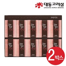 4년근 고려홍삼절편 1박스 홍삼 정과 진과 대동고려삼 불로건 추석선물 설선물 부모님 선물 답례품 상견례 당절임 꿀절임 인삼, 2박스, 200g