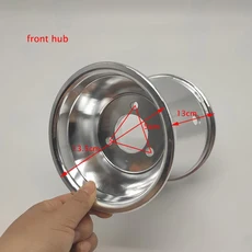 드리프트 카 레이싱 전면 및 허브용 11x7.10-5 인치 알루미늄 합금 휠 림, 01 front hub