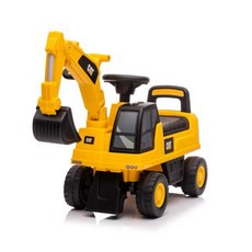 寶貝生活館授權CAT 玩具工程車 挖土機助步車 兒童嚕嚕車, 黃色一台一訂單, 1個