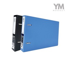 YM 2공 D링 세금계산서철 영수증보관, 흑색, 1개, 흑색