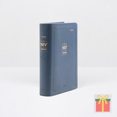 NIV 한영해설성경 개역개정 무지퍼 단본 영어성경책, 아가페, NIV한영성경_중_단본_무지퍼_잉키블루