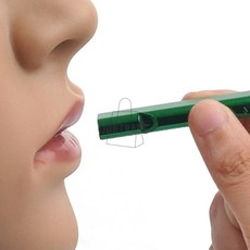 메탈 키링 호루라기 호신용품 호각, 블랙