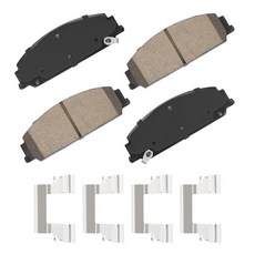 HYFTJYZ 2008-2009 폰티악 G8과 호환되는 세라믹 전면 브레이크 패드 자동차용 자동차 교체 브레이크 패드 세트 신뢰할 수 있는 정지력 쉬운 교체 삐걱거림 없, HZ1351