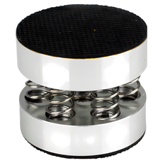 川木hifi發燒音響功放音箱彈簧避震腳釘腳墊P255：一體化鋁合金避震腳墊，現貨供應, 銀色, P255, 1個