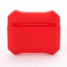 실리콘 케이스 충격방지, 에어팟프로 3세대, 1개, 레드