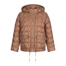 리우조 퀼팅 후드 재킷