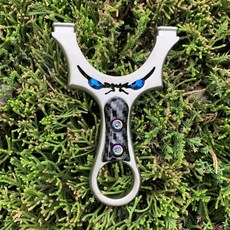 不銹鋼金屬小噁魔數控飛虎扁皮彈弓, 1個, 數控惡魔（7515）裸弓