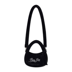 매장정품 리 LEE KIDS 리본 퍼 크로스백 블랙 LK2504CB02BK 657653