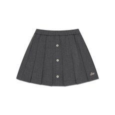 LEE 키즈 플리츠 레귤러핏 미니 스커트 차콜 LK2403SR70CH