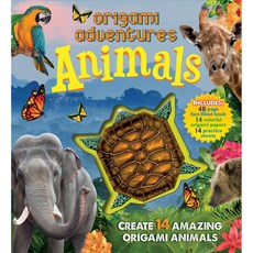 Origami Adventures: Animals (Spiral-bound Hardcover)