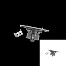 스텐 좌우겸용 원형 빗장 6인치 걸쇠 탈의실 오도시잠금장치 공용화장실, (md)스텐빗장원형6인치