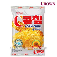 크라운제과 콘칩 군옥수수맛 124g 과자 간식 스낵 봉지과자, 1개