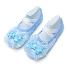 달콩슈 여아용 발레화 새틴 스팽글 리본 발레슈즈 DBS312