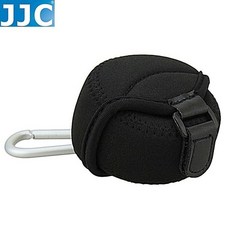 JJC 附金屬掛勾環小號62x40mm防刮鏡頭袋 潛水布抗撞鏡頭筒 抗震鏡頭套 鏡頭保護袋 鏡頭保護筒 鏡頭保護套鏡, 1個