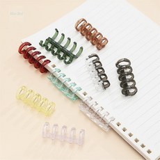 파랑새백화점 문서정리용 셀프제본링1P 제본스프링, 투명블랙