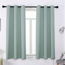 아일렛링암막커튼2장 117x160 민트 방문가리개커튼