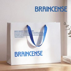 브레인센스 종이쇼핑백 BRAINCENSE 선물용 쇼핑백, 34(W) x 25(H) x 11(D) cm
