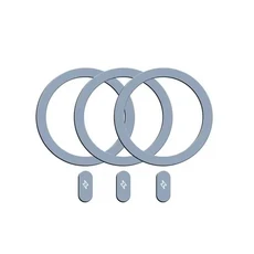 호환 맥세이프 호환용 마그네틱 스티커 금속 링 무선 충전 서클 디스크 아이폰 호환 16 15 13 프로 맥스용, 08 3 Blue