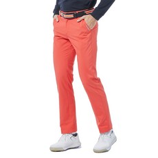 Snowbee Golf 高爾夫防潑水素面秋冬長褲, 橘紅色,32, 1個