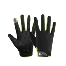 블룸온 사계절 논슬립 오토바이 배달 장갑 양손 세트, 블랙그린