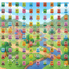 동물의 숲 1탄 100장 한글판 업데이트 버전, 1-100