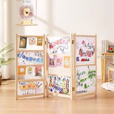 實木兒童書架 幼兒園落地壁掛繪本架 家用多層收納置物架 - 青檸家居, 80高,3扇