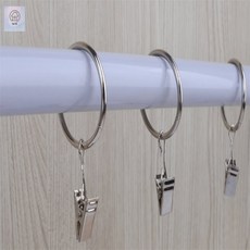 오늘만물 커튼링 집게 세트 커튼링집게핀, 소 8P
