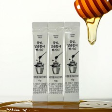 [국내산 자연 꿀스틱 100개입] 꿀벌달콤함에빠지다, 1개입, 10g, 100개