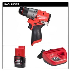 Milwaukee 米沃奇 M12FID2 升級款 無刷衝擊起子機 (3453-20/3404-20) 外匯含稅附發票, 1個, 外匯3404-20+2.0電池充電器