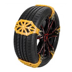 TKB 스파이더 TPU 스노우체인 전차종 공용, 옐로우, 1개