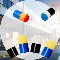 도장찍기 세트 4개입 도장만들기 미술재료 놀이치료 초등미술 스펀지도장 찍기스펀지