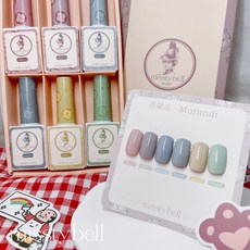 Ostar Nails 心緹 【MB001-MB036】Missty Bell 甲油膠-12ml 6色套組 Y2K, 1個, 莫蘭迪．Morandi, 莫蘭迪．Morandi, 12ml
