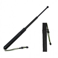 호신용 삼단봉 블랙 휴대용 여성 호신용품 몽둥이 경찰봉 진압봉, 1개