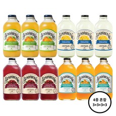 분다버그 망고3병+레몬3병+버건디3병+만다린3병 375ml X 12병, 12개