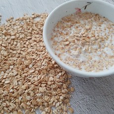 빛가람 국내산 친환경 무농약 압착귀리 오트밀 350g, 6개