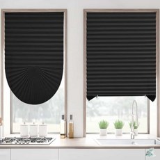 더캔피 셀프 블라인드 90x150cm 암막형 블랙 창문가리개