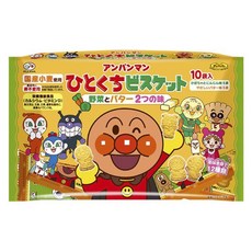 후지야 호빵맨 한입 비스킷 채소와 버터 맛, 135g, 1개