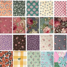 1/4컷) 홈패션 원단 플라워 자투리 조각천, 12 망고튤립