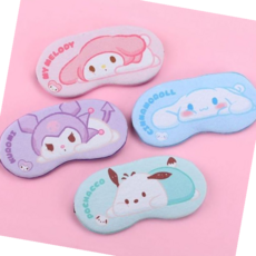 산리오 수면안대 어린이 캐릭터 벨보아 길이조절 안대, 포차코, 1개, 1개입